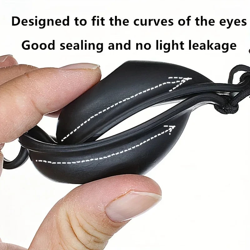Photon Beauty Eye Mask Goggles - Thickened Silicone Eye Protection & Light-Shielding Cover
