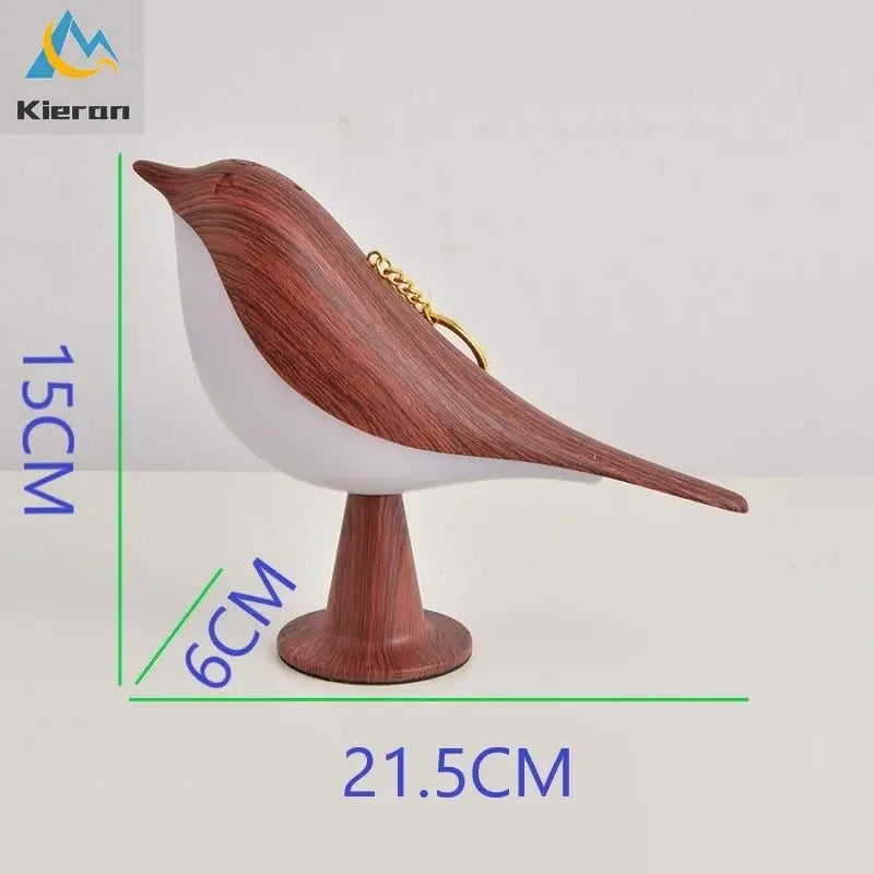 Nordic Magpie LED Desk Lamp - Modern Touch Bird Light for Bedroom, Study & Living Room Decor