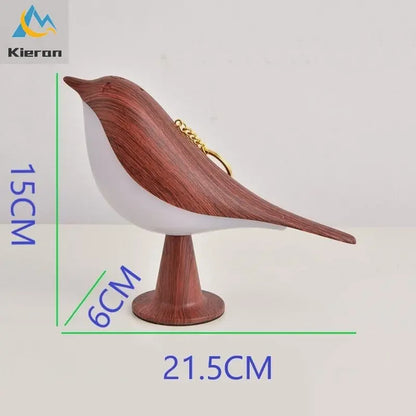 Nordic Magpie LED Desk Lamp - Modern Touch Bird Light for Bedroom, Study & Living Room Decor
