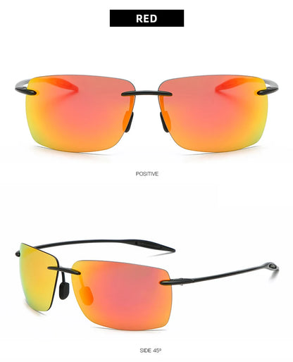 Ultralight TR90 Frameless Sunglasses — Unisex Driving & Outdoor Sports Shades