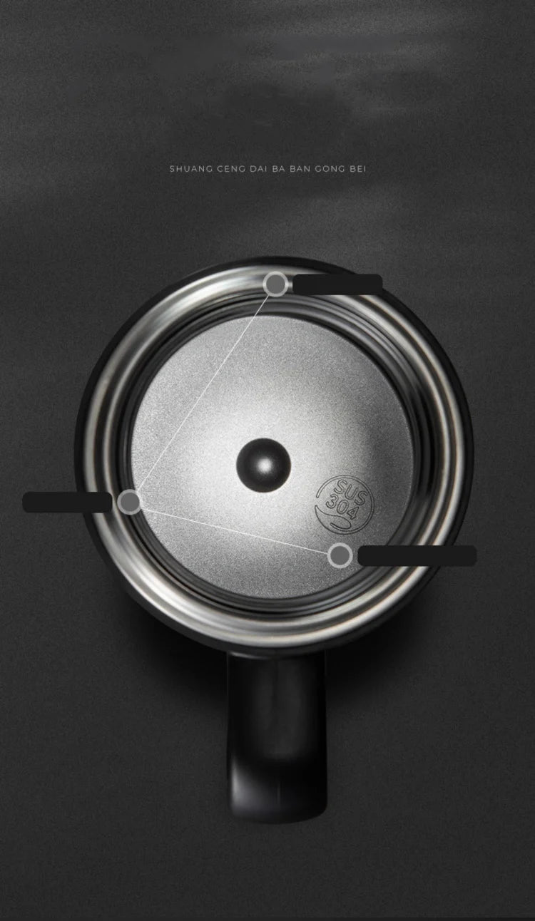 Large Capacity Stainless Steel Vacuum Flask Heat Preservation Insulated Household Cup