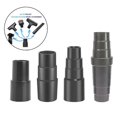 4pcs Vacuum Attachment Adapter Kit – 1 1/2 Inch to 1 1/4 Inch Pool Hose Converter for Vacext's Vacuum Hose