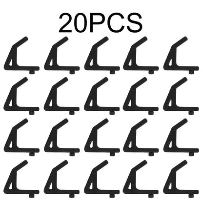 Universal Shelf Hooks - 10.3mm Hole Spacing Storage & Garage Shelving Support Hooks 5-20PCS