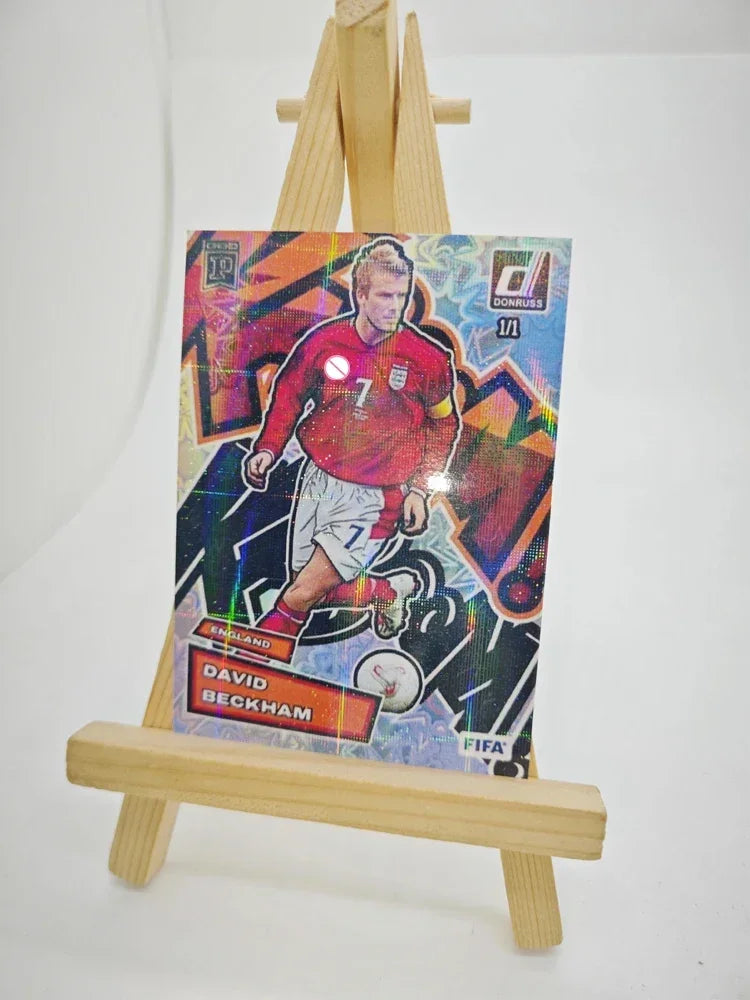 Panini DIY Star Football Card – Messi & Ronaldo Collectible, Homemade Gift for Christmas & Birthday