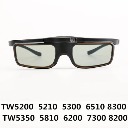 Active Shutter 3D Glasses — Rechargeable Bluetooth RF for Epson TW5700/5400/5600/930 & Sony, Samsung 3D TVs