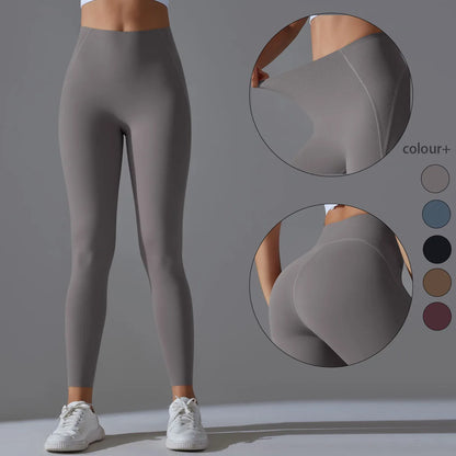 High Waist Yoga Leggings – Tummy Control, Squat-Proof Slimming Booty Pants for Running, Cycling, and Gym Workouts