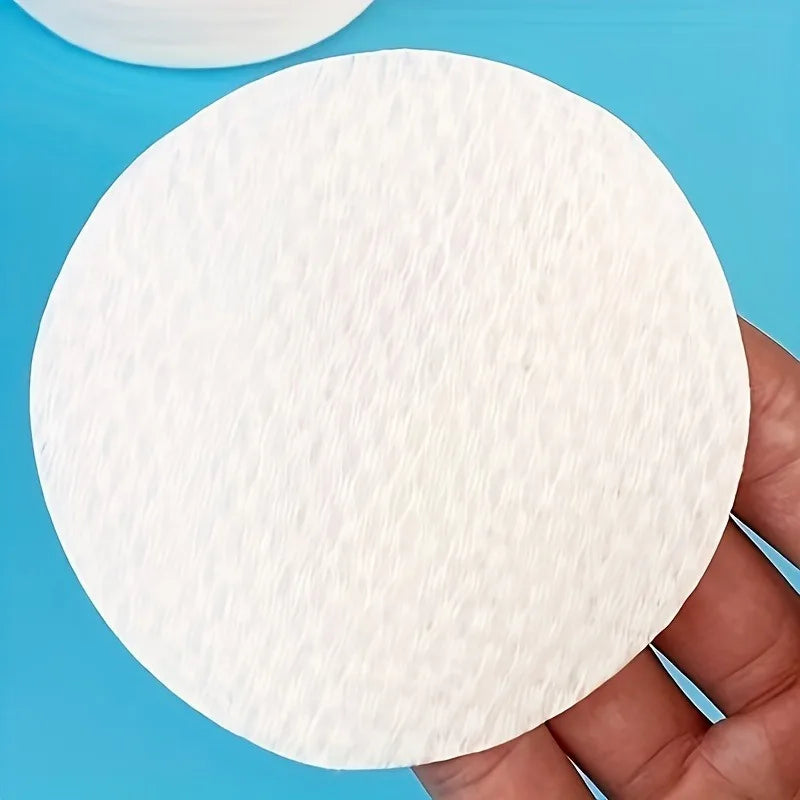 Round Facial Cleansing Pads - 300/600pcs Hypoallergenic Lint-Free Makeup Remover Wipes