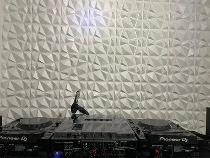 20PCS 3D Wall Panels 30x30cm Decorative Wall Tiles – Modern Peel & Stick Wall Decor for Living Room, Bedroom, Office & Hotel