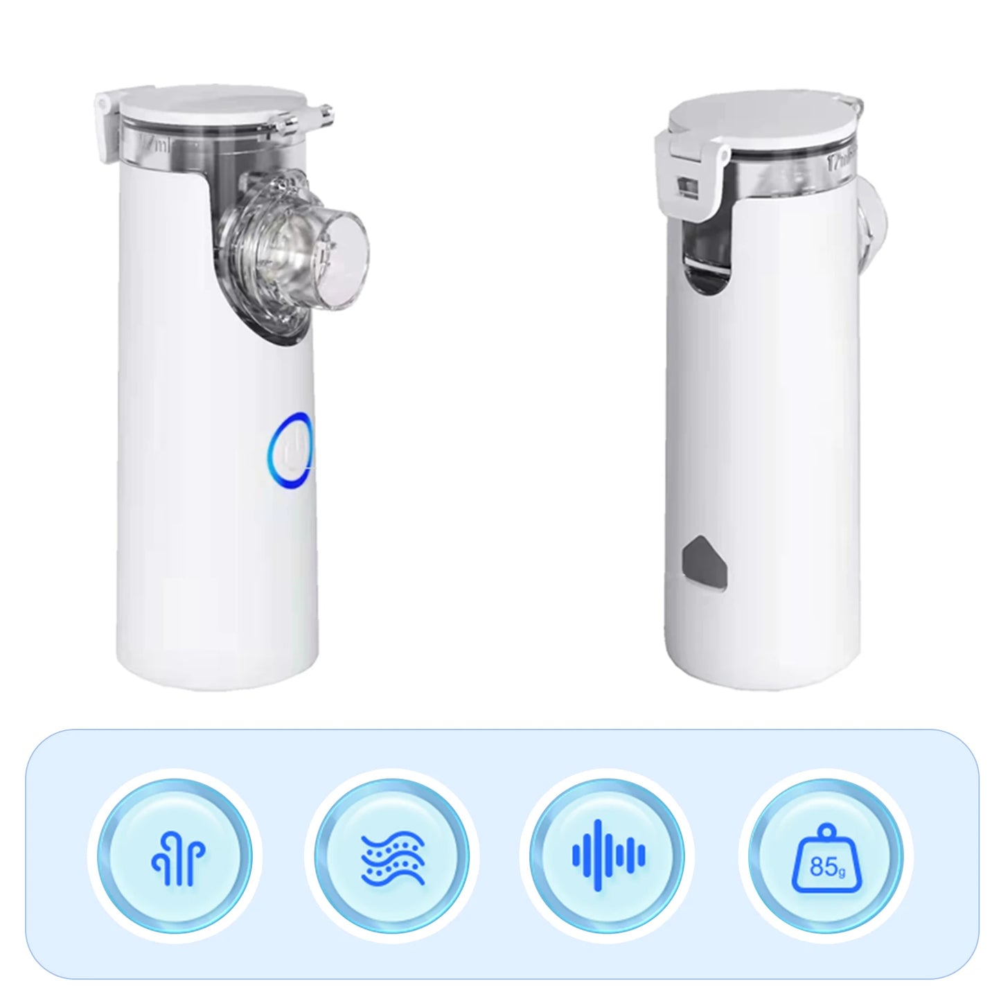 Revitalize 2-in-1 Facial Steamer & Humidifier | Nano Ion Mist for Skin & Air Moisturizing with Water Tank