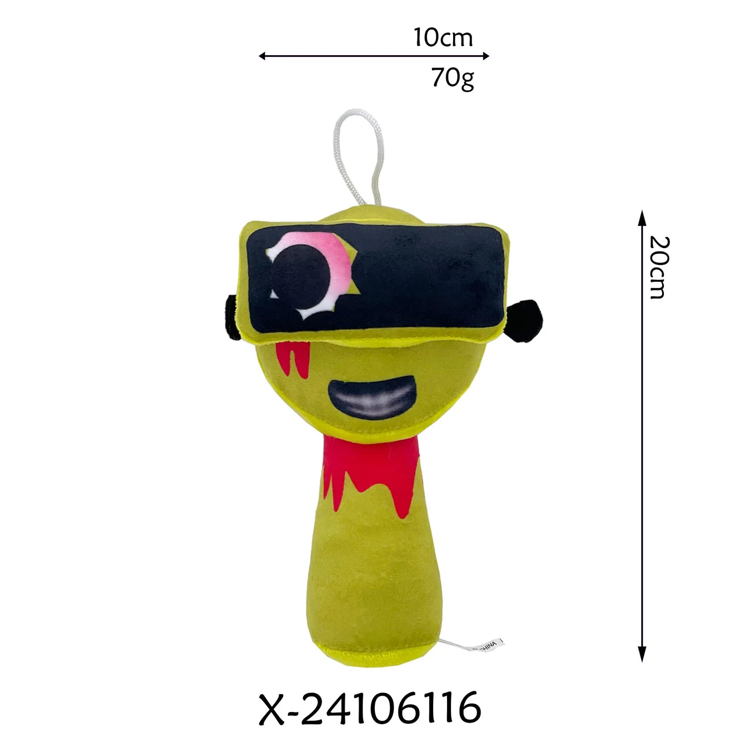 Sprunki Plush Doll Toy — Cartoon Stuffed Pillow for Kids, Birthday & Christmas Gift