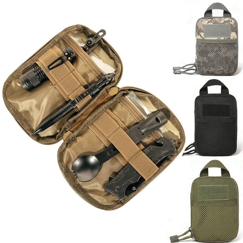 600D Nylon Tactical Waist Bag - Molle Outdoor Fanny Pack, Phone Pouch, EDC Gear, Hunting Bag & Gadget Belt Pouch