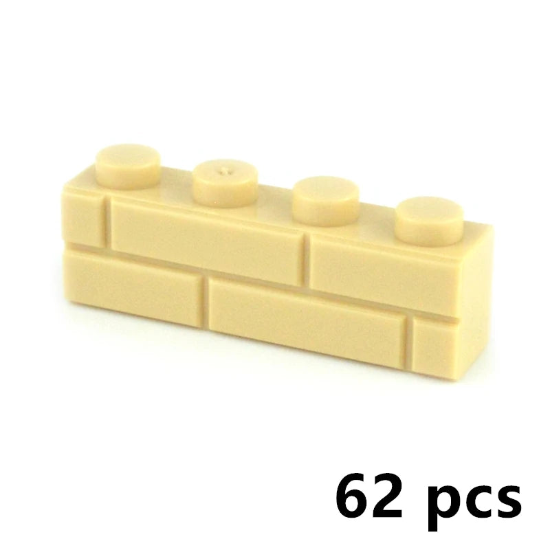 DIY Building Block Wall Figures Bricks - 1x2, 1x3 & 1x4 Small Construction Bricks for Creative Building & Educational Play