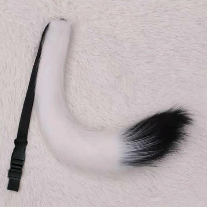 Fluffy Cat Tail - Soft Faux Fur Adjustable Cosplay Costume Accessory