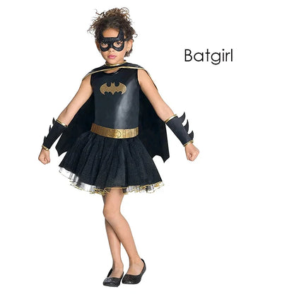 American Girl Supergirl Costume – Fancy Dress-Up Outfit for Kids Halloween & Purim Cosplay