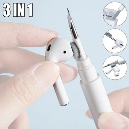 2-in-1 Earphones Cleaning Kit — Brush & Pen for AirPods 3, Pro Cases, and Earbuds Maintenance