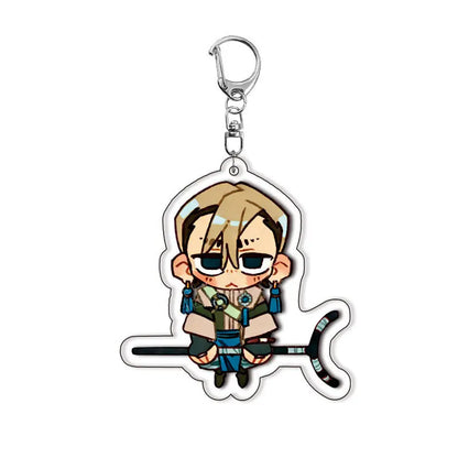GACHIAKUTA Anime Acrylic Keychain - Zanka, Rudo & Enjin Backpack Pendant Keyring Fan Gift