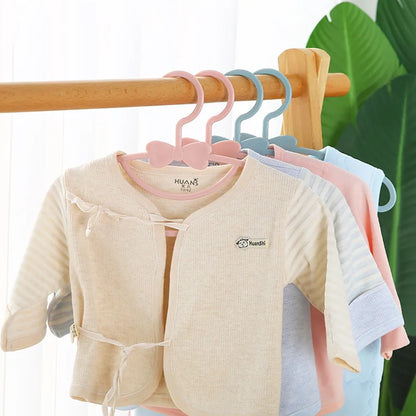 5-50PCS Baby Plastic Hangers – Kids Clothes Storage Rack for Nursery, Toddlers & Infants, Portable Home Use