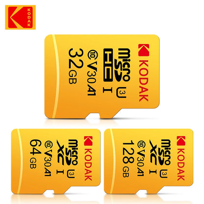 KODAK Micro SD Memory Card – 32GB MicroSDHC & 64GB MicroSDXC with Adapter, Class 10 A1 TF Flash Card