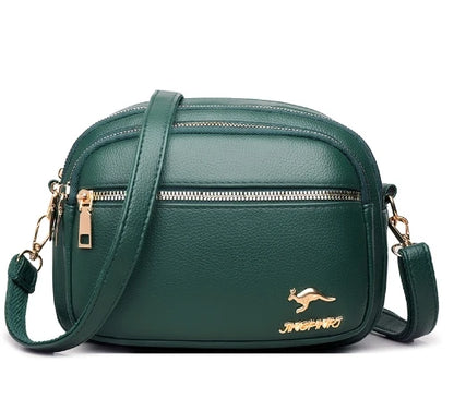 High Quality Soft Leather Purse - Fashion Women's Shoulder Messenger Bag with Multi-Pocket, Wear-Resistant Luxury Handbag