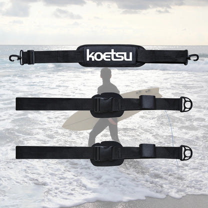 Adjustable Surfboard Shoulder Strap – Carry Sling for Paddleboard, Surfboard, Wakeboard, Kayak & Surfing Gear