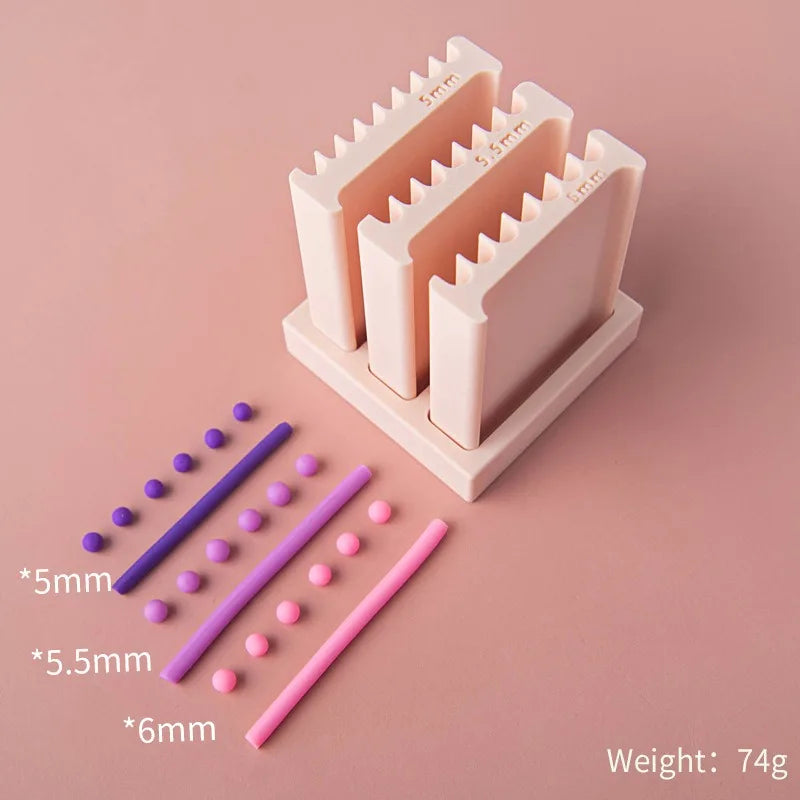 2-in-1 Clay Ball Maker - Pottery Rolling & Shaping Tool for DIY Jewelry Crafts