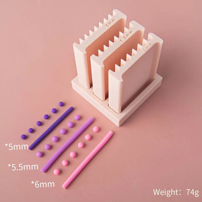 2-in-1 Clay Ball Maker - Pottery Rolling & Shaping Tool for DIY Jewelry Crafts
