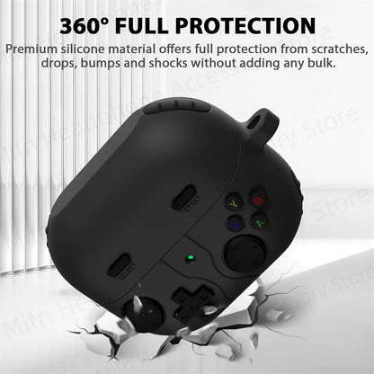 3D Gamepad Silicone Case for Galaxy Buds 3/3 Pro – Protective Cover with Keychain for Men