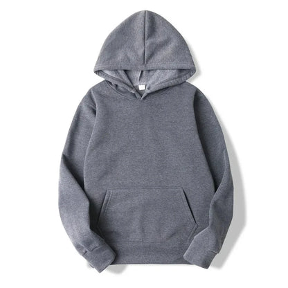 Fashion Men's & Women's Hoodies – Casual Solid Color Sweatshirts for Spring, Autumn, Winter