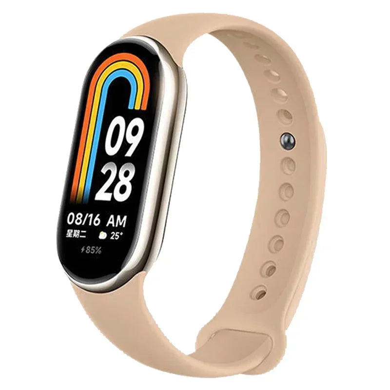 Silicone Sport Strap for Xiaomi Mi Band 8 NFC – Replacement Smartwatch Bracelet
