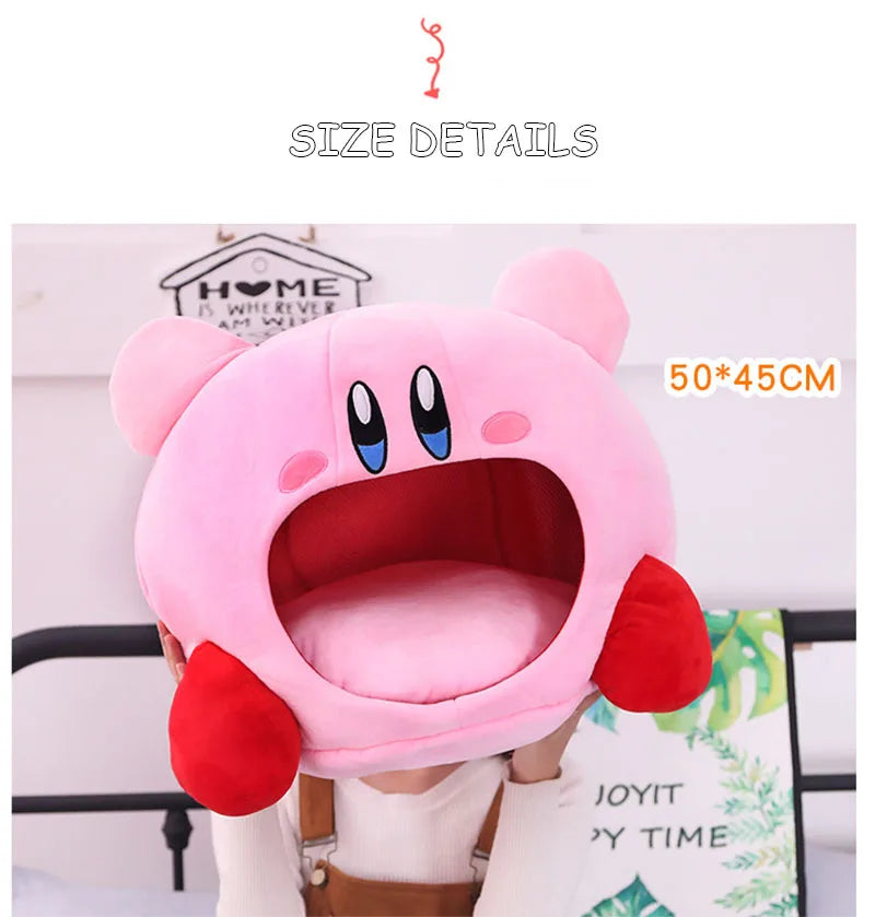 Anime Games Kirby Plush Doll – Soft Nap Pillow, Kawaii Pet Cat Nest & Stuffed Toy Bed, Cute Gift for Kids