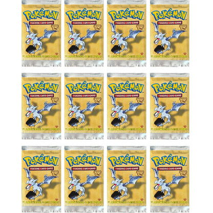 Pokémon Booster Packs Base Fossil Jungle - 11 Cards Per Pack & 36 Pack Booster Box Proxy Game Cards Collection