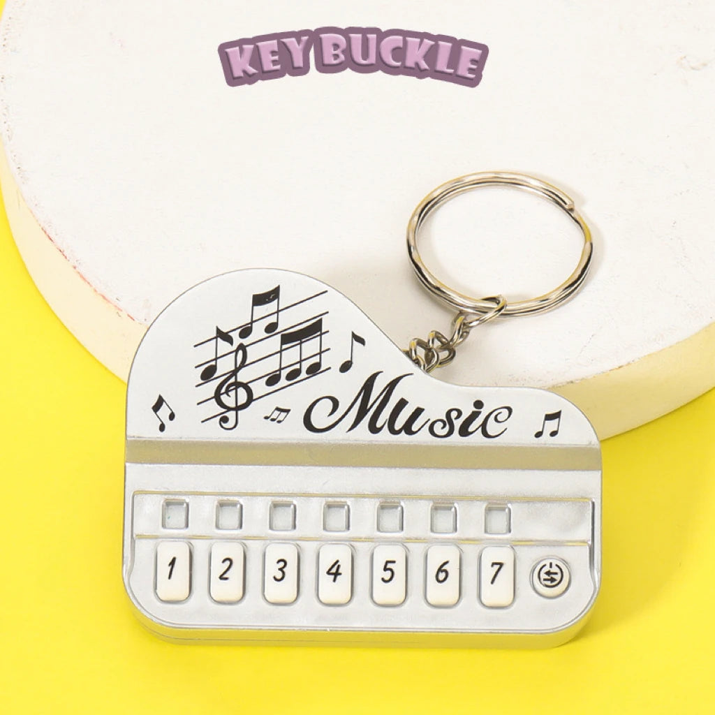 Mini Electronic Piano Keychain - Luminous Musical Toy Pendant and Creative Gift for Music Lovers