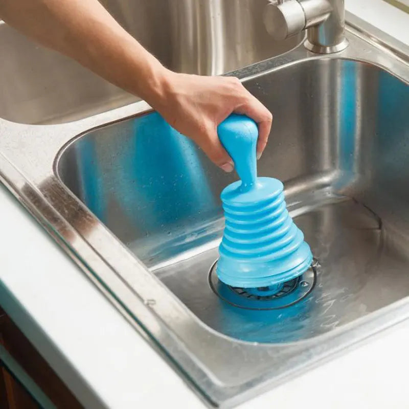 Powerful Suction Cup Drain Plunger – Pipeline Dredge Tool for Sink, Toilet & Pipe Cleaning