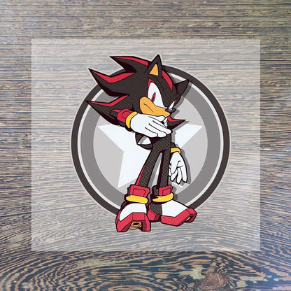 Sonic Cartoon Iron-On Patches – DIY Heat Transfer Anime Stickers for Clothing & Custom T-Shirts