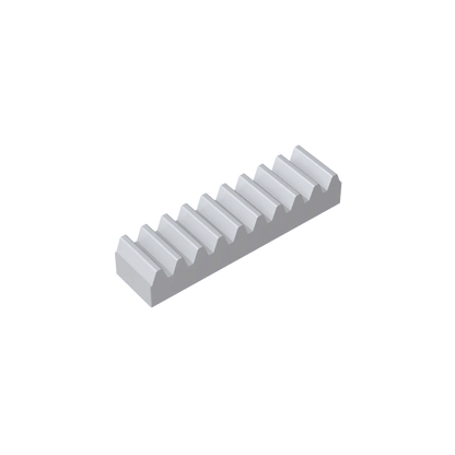 Gobricks GDS-1171 Gear Rack 1x4 — Compatible with LEGO 3743, Educational DIY Building Blocks for Kids