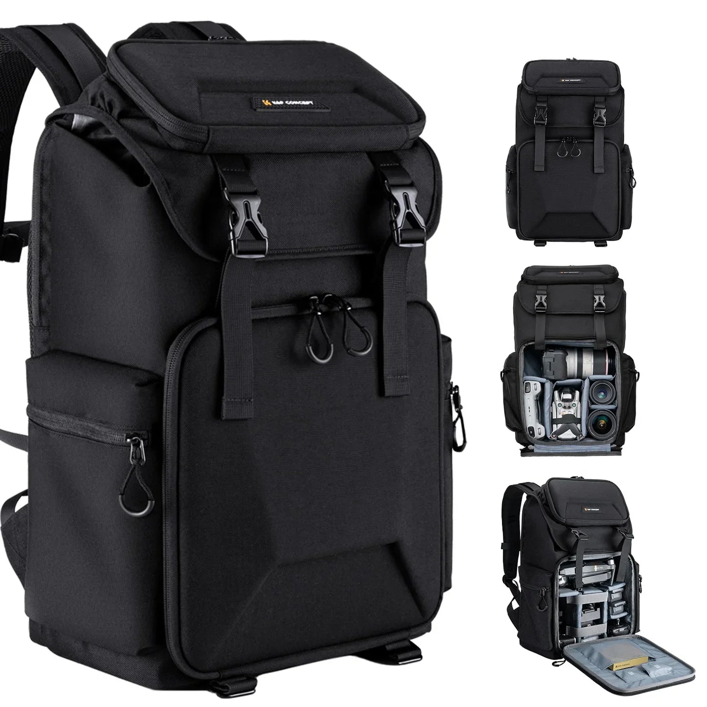 K&F CONCEPT 25L Camera Backpack – DSLR/SLR & Mirrorless Camera Bag with 15.6” Laptop Compartment for Canon, Nikon & Sony Cameras