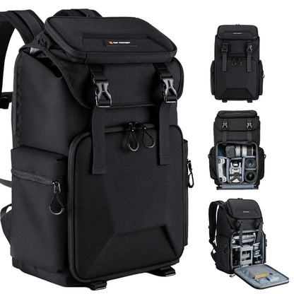 K&F CONCEPT 25L Camera Backpack – DSLR/SLR & Mirrorless Camera Bag with 15.6” Laptop Compartment for Canon, Nikon & Sony Cameras