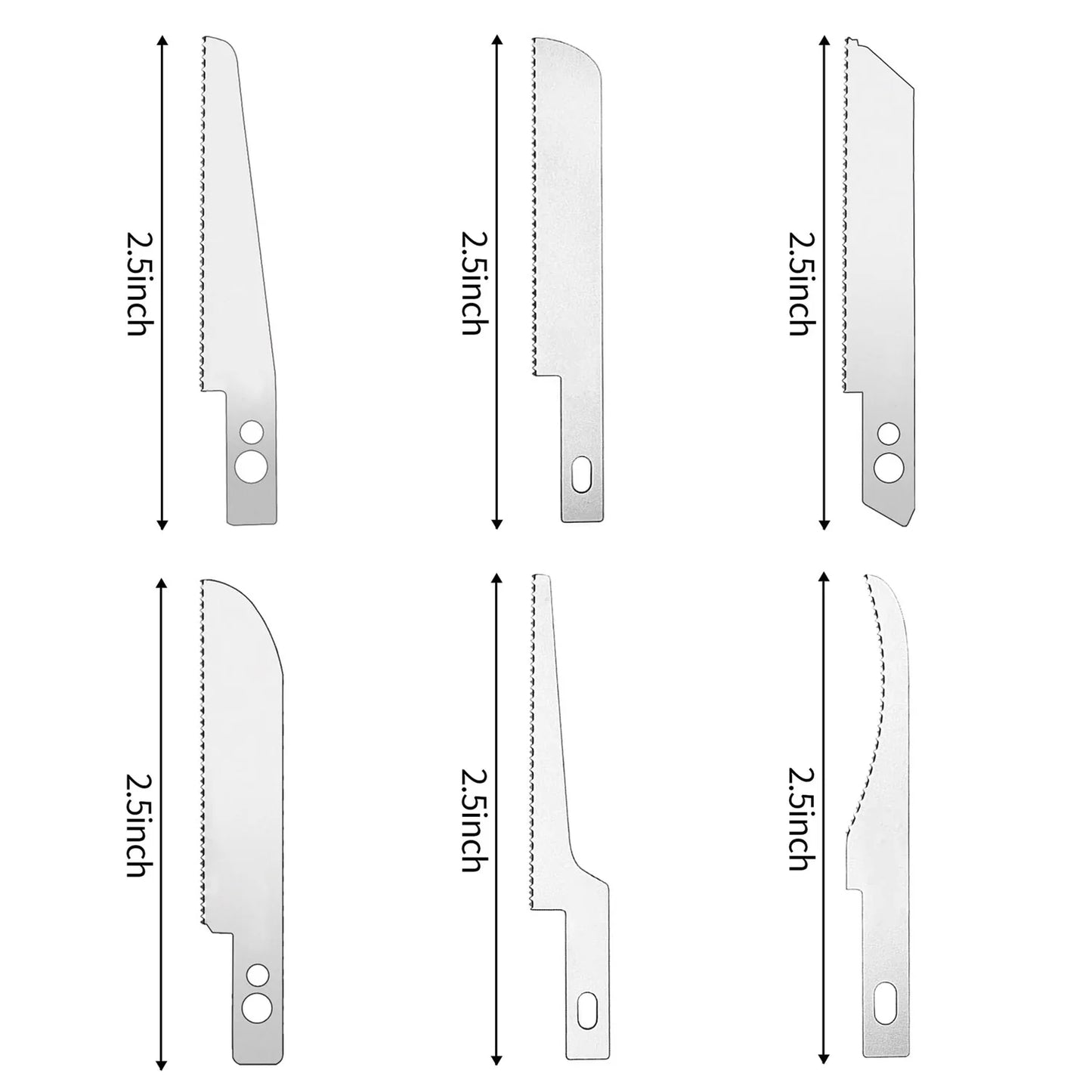 Joystar Mini Hand Saw Tool Kit – 5pcs Modelling Saw Blades for Craft & Hobby Projects