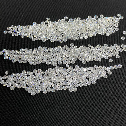 1CT Lab-Grown Moissanite Diamonds – D Color VVS1 Loose Gemstones, Full Size 0.7mm-20mm