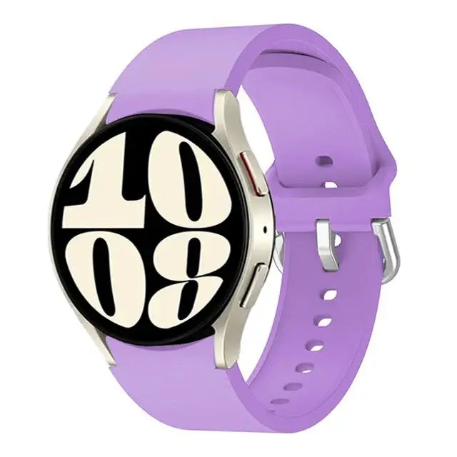 Samsung Galaxy Watch Silicone Sport Band - Replacement Strap for Galaxy Watch 4, 5, 6, 7, 5 Pro and Classic 40mm, 44mm, 45mm