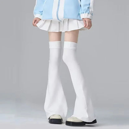 CHUANGERM Y2K Japanese Over-the-Knee Leg Stockings - Elastic Slimming Cuffs & Fashion Accessories