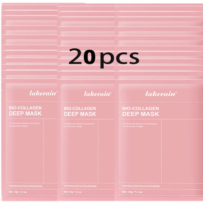 Bio-Collagen Deep Hydrating Hydrogel Mask – Overnight Collagen Mask for Firming & Pore Minimizing