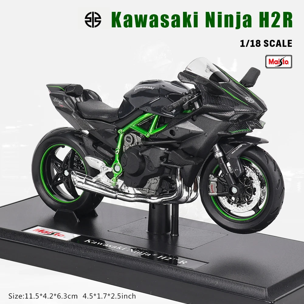 Maisto 1:18 Alloy Motorcycle Model – Yamaha MT-07/MT-10, Ducati, Kawasaki, KTM, Suzuki, BMW