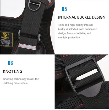 Multi-Functional Life Jacket Vest for Outdoor Fishing – Safety Vest with Storage Pockets & Buoyant Materials