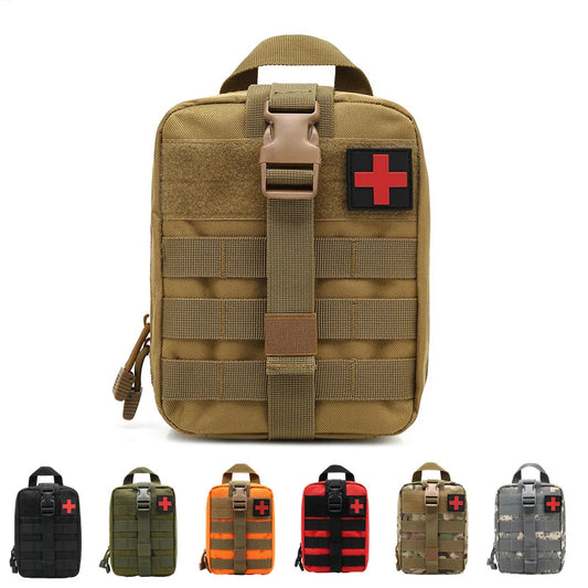 MOLLE IFAK Waist Pouch - Hunting EDC Survival Medical Bag for Outdoor Camping Hiking and Emergency Gear