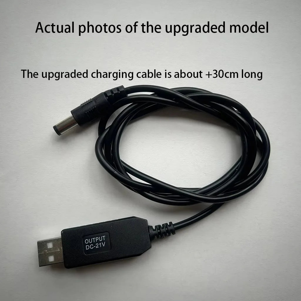 5V to 21V Boost Cable - USB DC Adapter Charging Cable for 21V Battery Power Supply