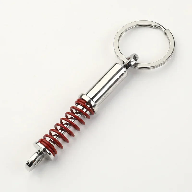 Creative Gear Head Keychain – Speed Gearbox & Turbo Hub Brake Disc Pendant for Car Keys, Shock Absorber Keyring
