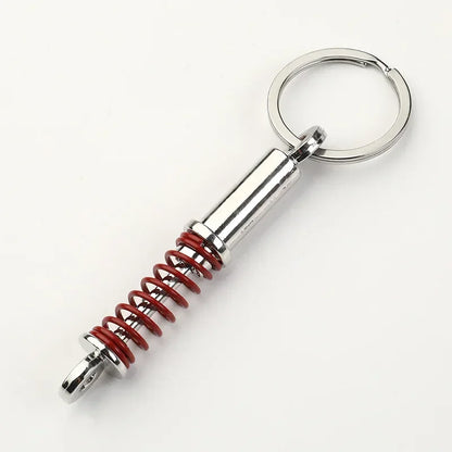 Creative Gear Head Keychain – Speed Gearbox & Turbo Hub Brake Disc Pendant for Car Keys, Shock Absorber Keyring