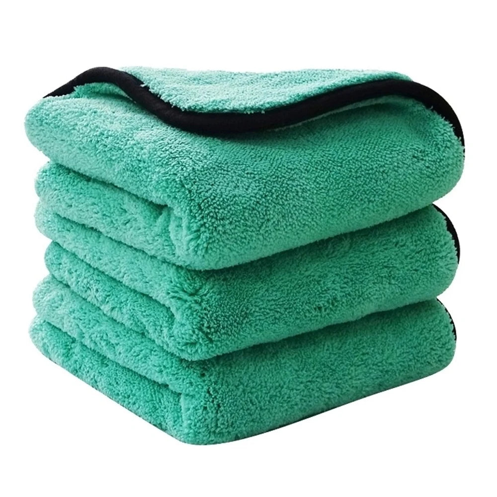 Portable 1200GSM Super Soft Microfiber Car Drying Towel – Ultra Absorbent Premium Wash Cloth