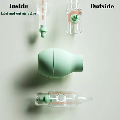 Soft Baby Nasal Aspirator - Anti-Backflow Silicone Nose Cleaner for Newborns and Infants